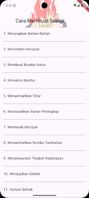 Cabuse - Cara Buat Seblak Screenshot 1