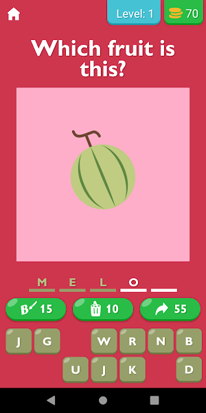 Guess The Fruit By Emoji Game Screenshot 0
