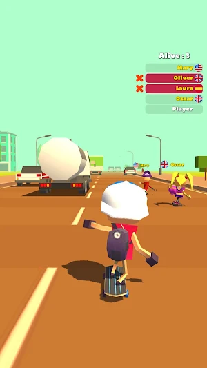 Skateboard King! (Race) Screenshot 2