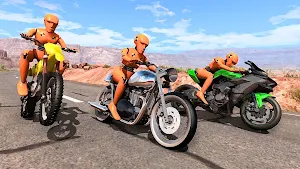 Moto Bike Dummy Crash Test Sim Screenshot 2