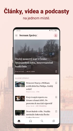 Seznam Zprávy Screenshot 0