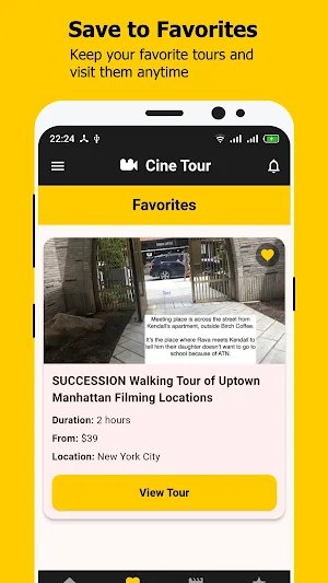CineTourUSA – Film Tours Screenshot 1