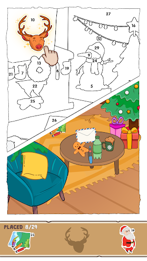 Sticker puzzle: color of love Screenshot 1