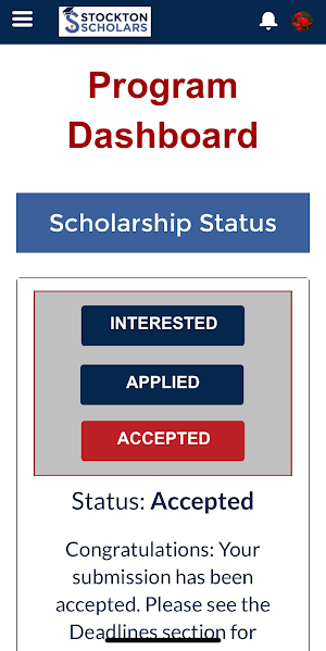 Stockton Scholars Screenshot 3