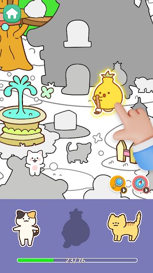 Sticker Town Puzzle Screenshot 2