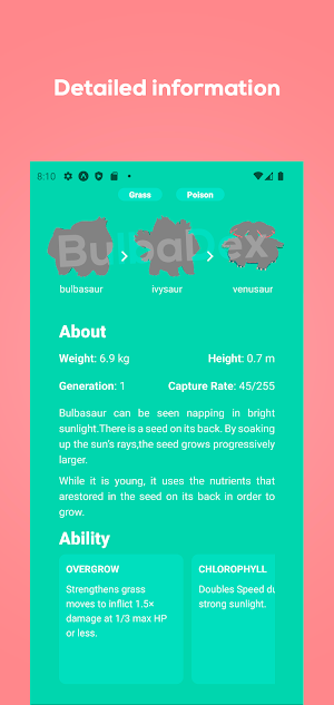 BulbaDex - Clear Pokedex Screenshot 2
