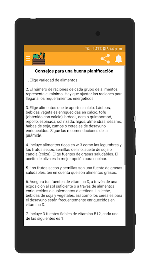 Dietas para Vegetarianos Screenshot 3