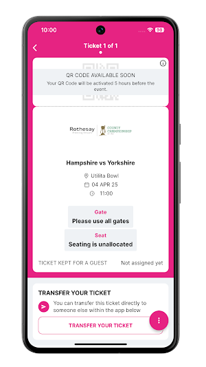 Utilita Bowl Tickets Screenshot 3
