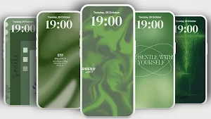 Green Aesthetic Wallpaper Screenshot 3