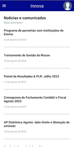 Intranet Screenshot 1
