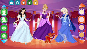 Princesses team Dress up Screenshot 2