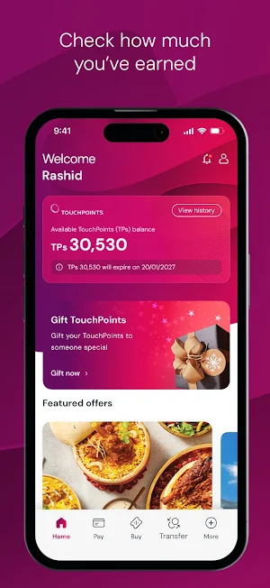 TouchPoints App Screenshot 2