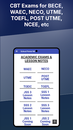 School Portal NG: CBT Exams Screenshot 2