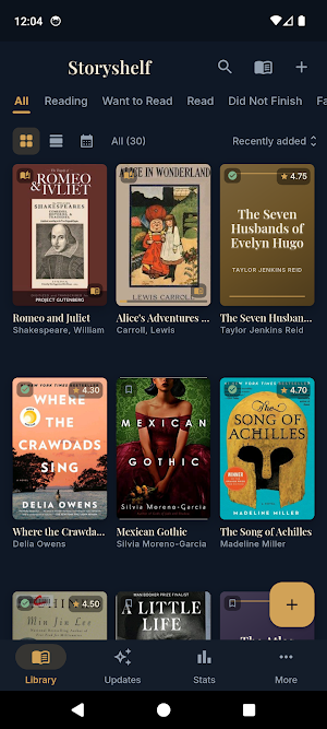 Storyshelf: EPUB Reader Screenshot 1