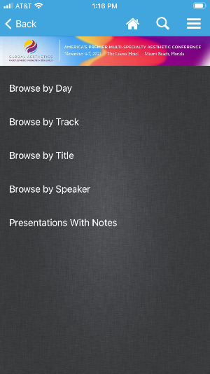 Global Aesthetics Conference Screenshot 2