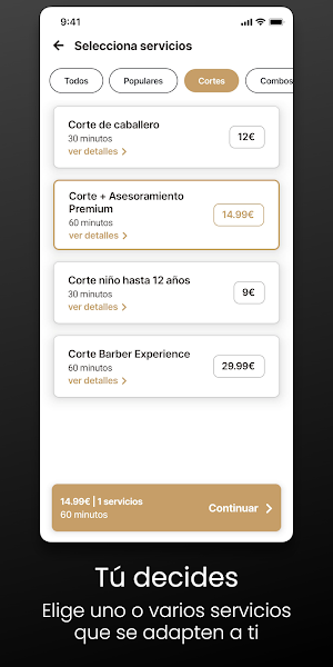 De Marcos Barbería Screenshot 1