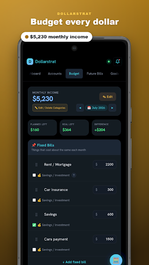 Dollarstrat - Budget & Planner Screenshot 2