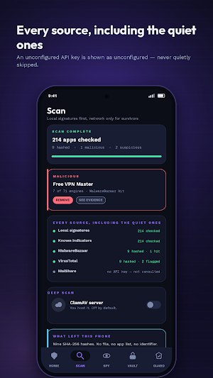 MobileHub: Anti Spy Scanner Screenshot 2