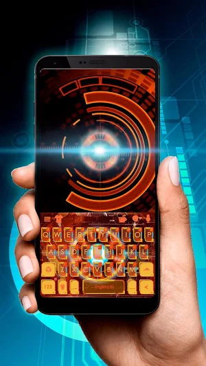 Iron Tech Keyboard Theme Screenshot 0