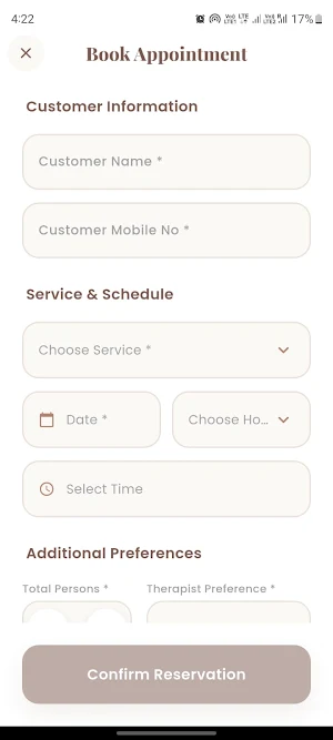 Chutkee Spa Partner Screenshot 3