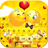 Funny Yellow Emojis Keyboard B