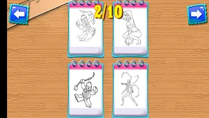 Gwen Drawing Coloring Book Screenshot 2
