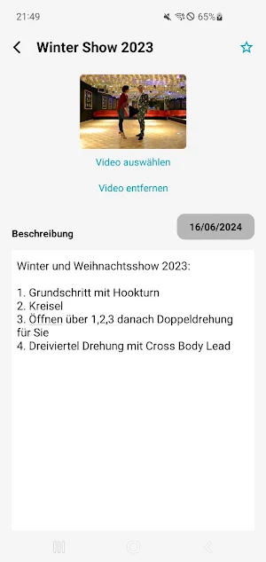 Tanzbuch Screenshot 0
