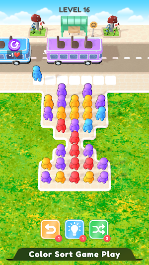 City Bus Jam - Bus Seat Games Screenshot 1