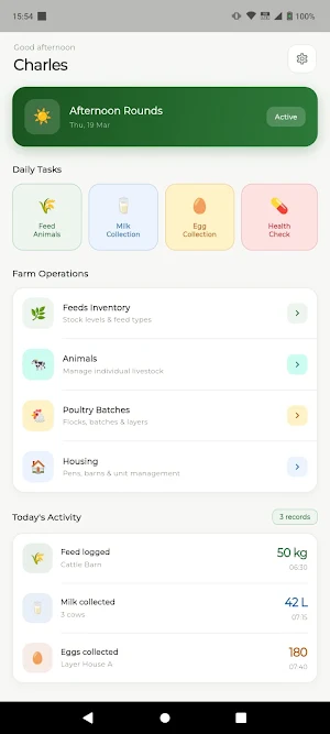 Icofarm livestock management Screenshot 1