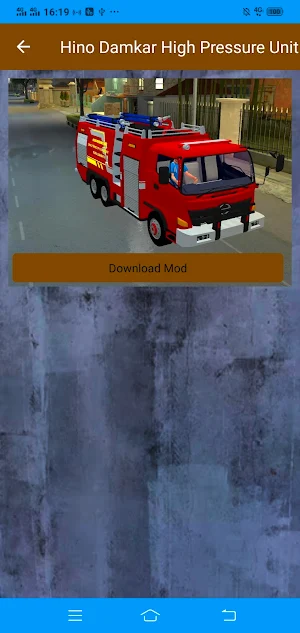 Mod Bussid Truck Man Damkar Screenshot 2
