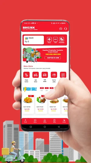 BROJEK - Ojek dan Delivery Screenshot 0