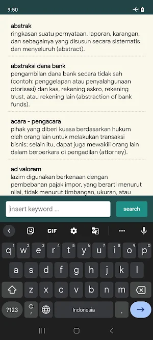 Kamus Istilah Ekonomi Screenshot 1