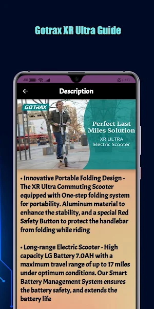 Gotrax XR Ultra Guide Screenshot 2