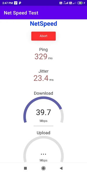 Net Speed Test Screenshot 1