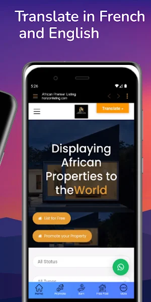 Horizon Listing Africa Screenshot 1