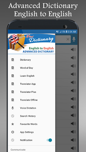 Offline Advanced English Dictionary and Translator Screenshot 1