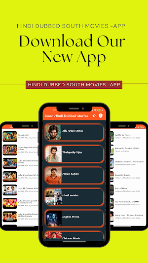 Hindi Dubbed South Movies -App Screenshot 1