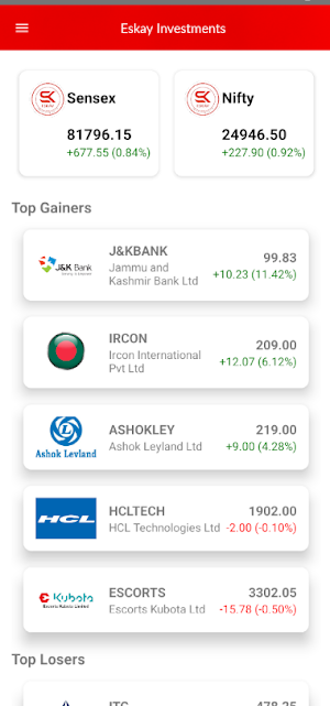 Eskay Investments Advisory Screenshot 1