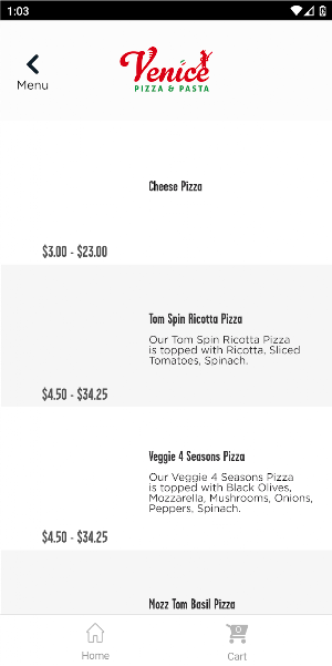 Venice Pizza Screenshot 3