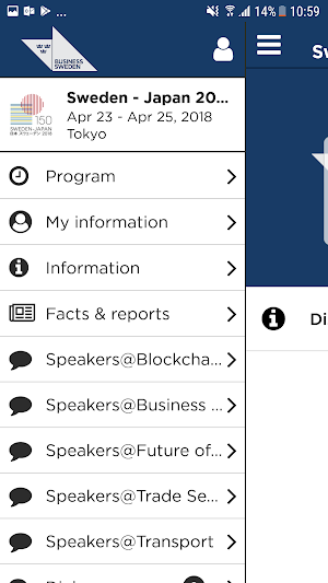 Business Sweden Events Screenshot 0