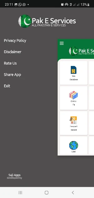 PAKISTAN Online E-Services Screenshot 3