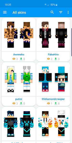 SkinLand - skins for Minecraft Screenshot 3