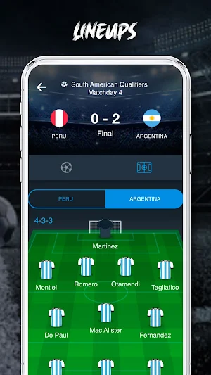 South american qualifiers Screenshot 2