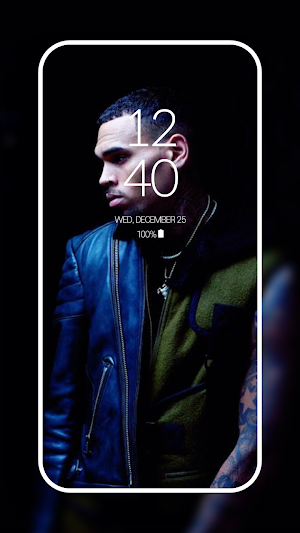 Chris Brown Wallpaper 4K HD - 크리스 브라운 배경화면 Screenshot 1