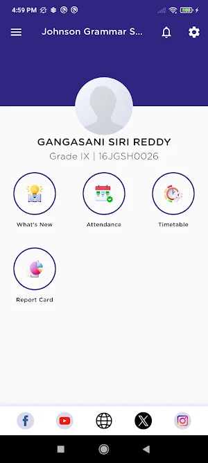 Johnson Grammar School ICSE Screenshot 2