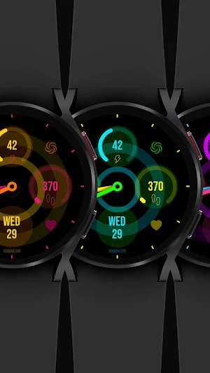 Analog Ripple Watch Face 019 Screenshot 1