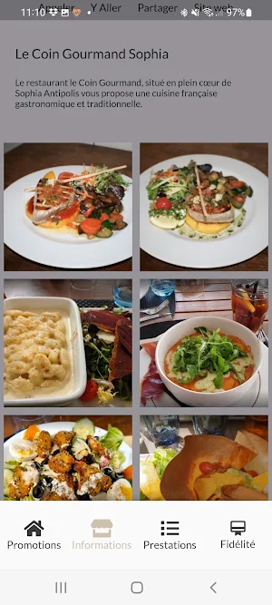 Le coin Gourmand Sophia Screenshot 2