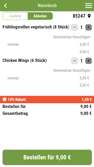 Pizzaservice Schwabhausen Screenshot 1