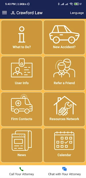JL Crawford Law Screenshot 2