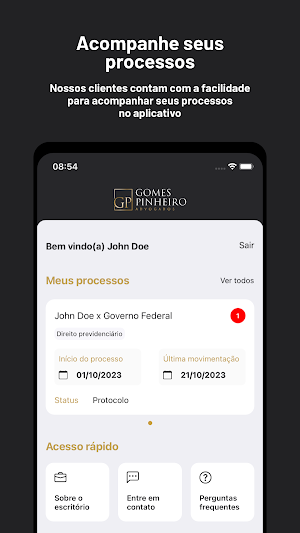 Gomes Pinheiro Advogados Screenshot 0
